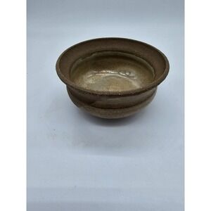 Beautiful Handmade Signed Pottery Bowl Trinket Dish